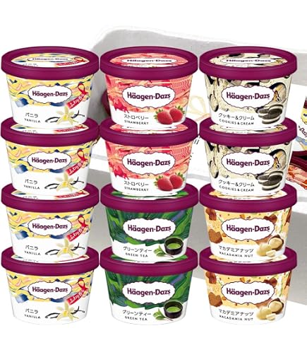 Amazon.co.jp: 【HD】Häagen-Dazs Mini Cups, Classic 5 Flavors + The