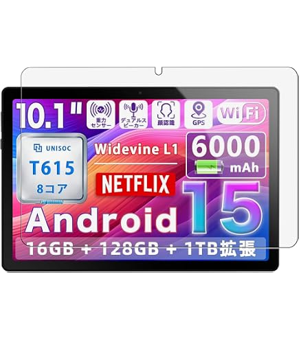 Amazon.co.jp: 【Android 15 Tablet 10-inch Wi-Fi Model】Tabtop A60