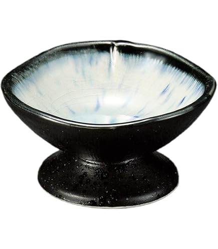 Amazon.co.jp: 保管品前畑陶器庫山窯庫山窯 金祥瑞 高台珍味鉢揃5客超