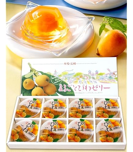 Amazon.co.jp: 茂木一まる香本家 茂木ビワゼリー 6個 箱入 : 食品