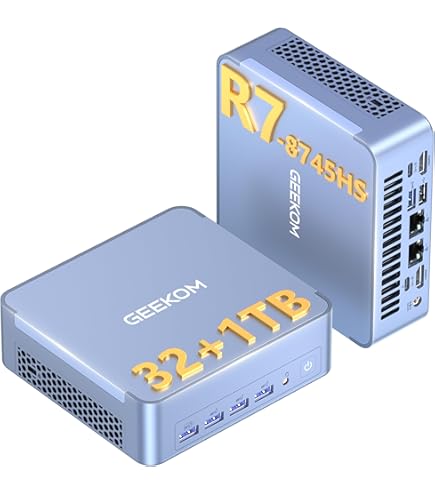BOSGAME M4 Neo Mini PC, Mini Computers with AMD Ryzen 7 7840HS