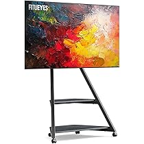 FITUEYES DESIGN 壁寄せテレビスタンド キャスター付き Amazon.co.jp: FITUEYES DESIGN テレビスタンド キャスター付き