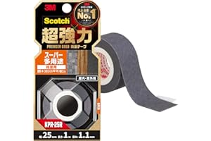 3M スコッチ 超強力両面テープ プレミアゴールド スーパー多用途 粗面用 幅25mm長さ1m KPR-25R