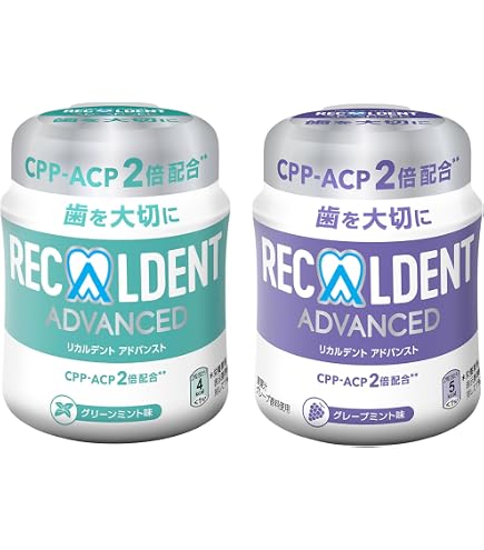 Amazon | リカルデント フルーツアソートガム アップル＆ピーチボトル