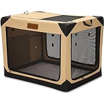 Ownpets Collapsible Double Sided Dog Crate Dog Crates Medium/large - Main Image