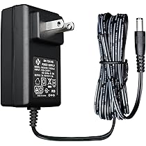 Amazon | 24V 1A 24W 1.8Mロング電源アダプター、AC DCスイッチング