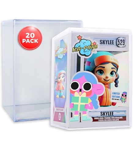 Amazon.co.jp: Funko-Popフィギュア用透明プラスチックプロテクター
