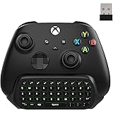 Xbox Serie X/S コントローラー用キーボード ATiC Xbox One/Xbox One S/Xbox one elite コントローラー用 ミニキーボード 24Ghzレシーバー付属 ワイヤレス チャットパッド 47キー ミュート&マイ