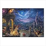 テンヨー(Tenyo) 1000ピース ジグソーパズル ディズニー Beauty and the Beast Dancing in the Moonlight (51ｘ73.5cm)
