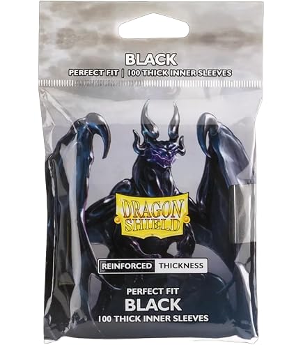 Amazon.co.jp: ドラゴンシールド 極厚インナースリーブ ブラック