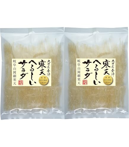 Amazon.co.jp: 玉乃御膳 岐阜山岡細寒天 500g 食物繊維 糸寒天 増粘剤