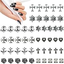 Amazon.co.jp: DFsucces ネイルパーツ ハート 惑星 パール クロス