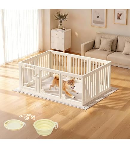 Amazon | fxw AuraSpace アクリル室内用犬用サークル 子犬・小型犬向け