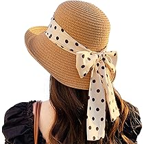 Amazon | [Lhyxuuk] 折り畳み帽子UVカット 紫外線対策 麦わら帽子