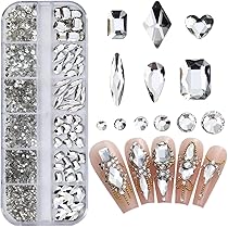 Amazon.co.jp: Unikato ラインストーン ネイルストーン ネイルパーツ