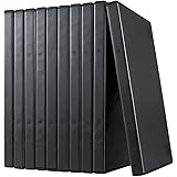 サンワダイレクト DVDケース 1枚収納 DVDトールケース 10枚 ブラック 200-FCD032BK