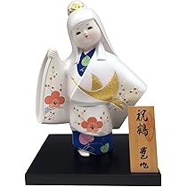 博多人形 川崎幸子 博多人形『春苑』木札・台座付 | 東京書芸館公式通販