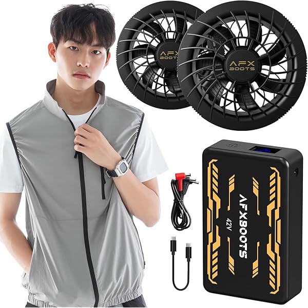 Amazon.co.jp: [LABWIND] ファン付きベスト【業界最強42V 192L/S暴風