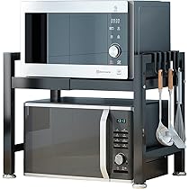 レンジラック キッチン収納棚 キッチン収納用棚,多機能収納ラック、レンジ台 電子 Amazon.co.jp: キッチンラック レレンジ台 レンジラック電子