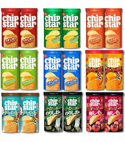 Amazon.co.jp: チップスターS 50g 8種セット : 食品・飲料・お酒