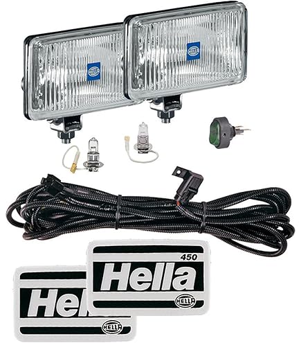 Hella ヘラー Comet 450 フォグランプ クリアーレンズ 2個セット