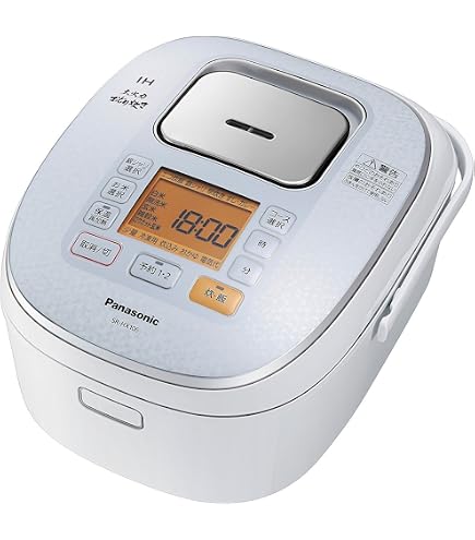 Amazon | パナソニック 炊飯器 5.5合 IH式 大火力おどり炊き スノー
