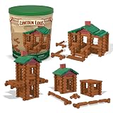 Lincoln Logs 100年記念 ビルディングセット缶 111 pieces 00854