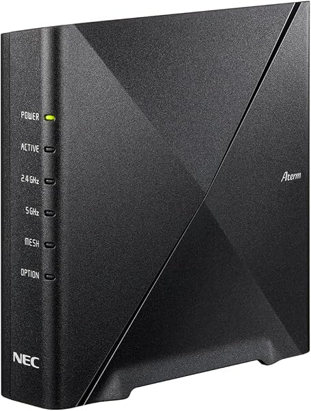 【Amazon.co.jp限定】NEC Aterm 無線LAN Wi-Fi 6 ルーター 11ax AM-3000D4AX メッシュWi-Fi対応 デュアルバンド 4ストリーム (iPhone 16Pro/ 16 / 15 Pro / 14 / 13 /Nintendo Switch メーカー動作確認済み) - 1