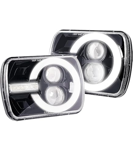 Amazon | 自遊本舗 汎用5×7 LED ヘッドライト S13 SW20 AE86 KP61