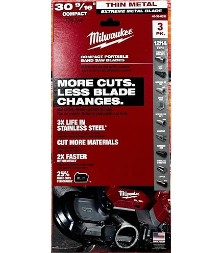 Tools 8011638EW18 Master-Band Portable Band Saw Blade 44-7/8-Inch X 1/2 - View #4