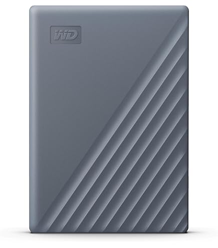WD 4TB My Passport Portable Hard Drive, Works with USB-C and USB-A