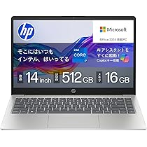 Amazon.co.jp: 【Amazon.co.jp限定】HP ノートパソコン 14-ep 第13世代