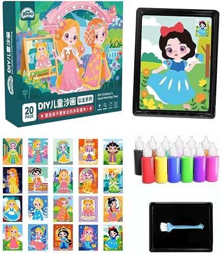 Amazon.co.jp: 砂絵 セット 27枚サンドアートペインティングカード