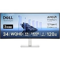 Amazon.co.jp: Dell S3425DW 34インチ 曲面 モニター(無輝点3年保証
