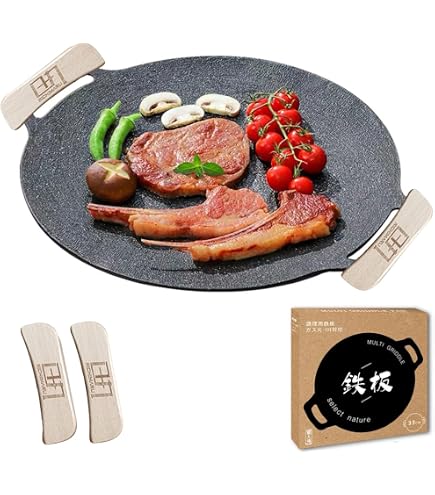Amazon.co.jp: Lodge - L9OG3 10.5インチ 鋳鉄ラウンドグリドルパン (3