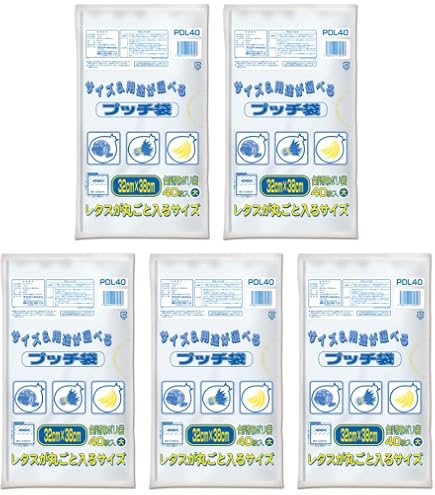 Amazon | 日本サニパック(Sanipak) たっぷり保存用ポリ袋L U-13 | 日本