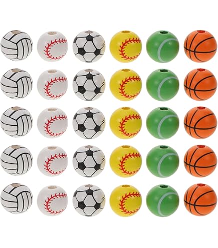 Amazon.co.jp: スポーツ ボール ビーズ サッカーボール 12mm 50個