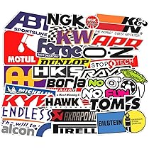 Amazon.co.jp: 反射ホワイト ビニール 20枚 レーシング ドア デカール