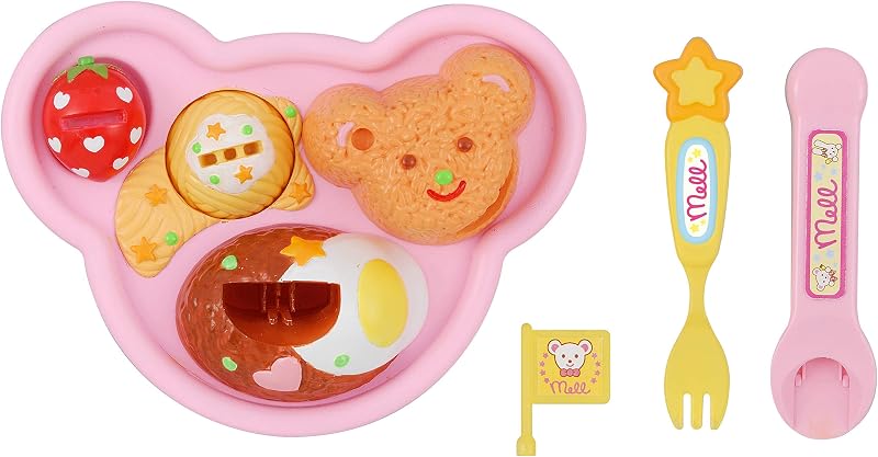 パイロット メルちゃん おせわパーツ メルちゃんのキッズプレート 3歳以上 女の子