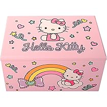 Amazon｜ハローキティ ジュエリーボックス トレイと収納付き 