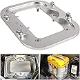 551183 Billet Aluminum Battery Tray Compatible with Optima Batteries Tray Racing Race Trunk Relocation Box Hold Down Mount Re