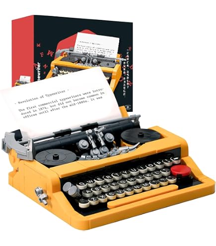 Amazon.co.jp: 大人向けタイプライター 自由組み立てモデル レトロ風