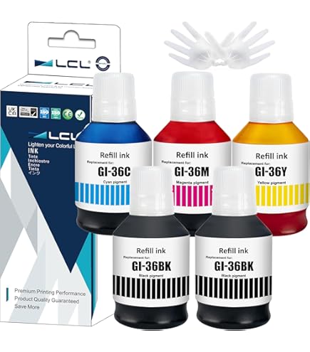 Amazon.co.jp: キヤノン用 GI-36BK 互換 顔料ブラック インクボトル 2