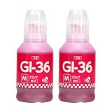 インクのチップス キャノン用 GI-36M 互換インクボトル マゼンタ 2本セット 顔料 GX4030 / GX5030 / GX5130 / GX5530 / GX6030 / GX6530 / GX7030 / GX7130 対応