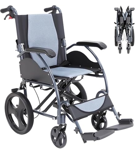 Amazon | 【非課税】幸和製作所 ハンドブレーキ付アルミ介護車(背折れ 