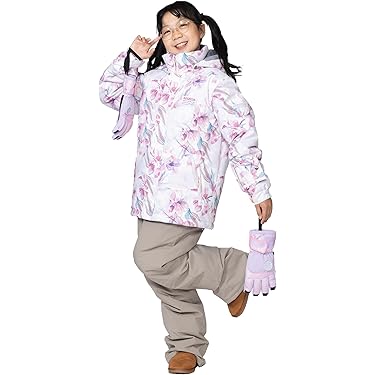 スモッグプァフォーマー ガール 女の子 スキーウェア セットアップ ハート 女児 スモッグプァフォーマー ガール 女の子 スキーウェア