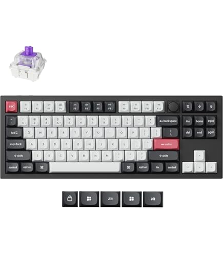 価格交渉可 Keychron Q1 Max 日本語配列 2.4Gワイヤレス 赤軸 Keychron Q1 Max QMK/VIA ワイヤレス カスタム・メカニカルキーボード