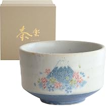 Amazon | Dolce duo 抹茶碗 抹茶 茶碗 桜富士 日本製 美濃焼 11cm 約