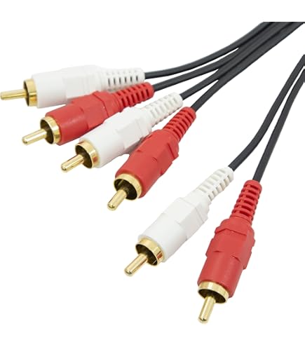 Amazon | フジパーツ S端子分配ケーブル 2m 1S/2ピン-2S/4ピン 高純度