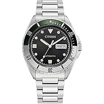 CITIZEN 自動巻き時計 NH7505-84E ブラック